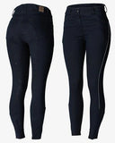 Mikaela Ladies Denim Breeches - Black Iris Dark Blue - Million Dollar Store Framework
