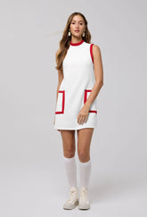 Chelsea Mini in Ivory with Red Piping - Million Dollar Store Framework