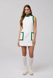 Chelsea Mini in Ivory with Green Piping - Million Dollar Store Framework